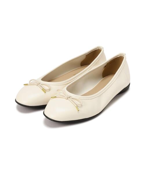 NATURAL BEAUTY BASIC（ナチュラルビューティーベーシック）の「◇ベア　バレエシューズ（バレエシューズ・レディース・オフホワイト/ブラック/ダークブラウン/レッド・MEDIUM/LARGE）」の6枚目の写真