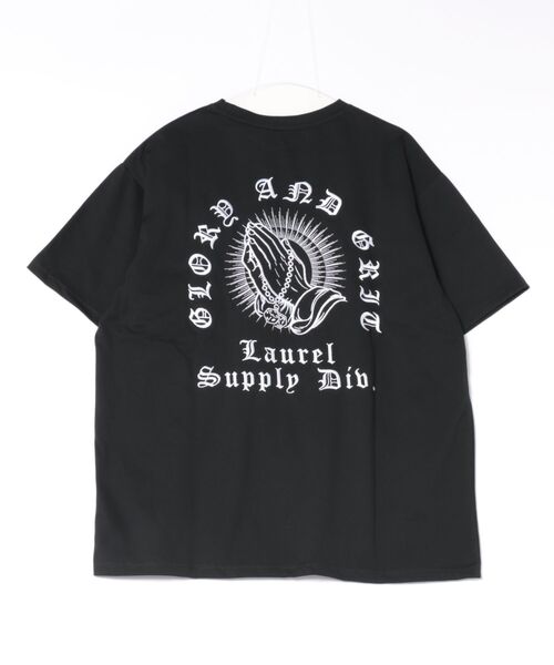 ムラサキスポーツ(ムラサキスポーツ)の「DEAR LAUREL/ディアローレル 半袖 Tシャツ DL26S-2104(Tシャツ/カットソー・メンズ・ホワイト/ブラック/チャコールグレー・M/L)」の4枚目の写真