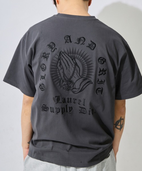 ムラサキスポーツ(ムラサキスポーツ)の「DEAR LAUREL/ディアローレル 半袖 Tシャツ DL26S-2104(Tシャツ/カットソー・メンズ・ホワイト/ブラック/チャコールグレー・M/L)」の3枚目の写真