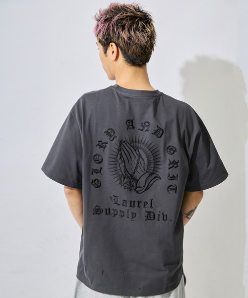 ムラサキスポーツ(ムラサキスポーツ)の「DEAR LAUREL/ディアローレル 半袖 Tシャツ DL26S-2104(Tシャツ/カットソー・メンズ・ホワイト/ブラック/チャコールグレー・M/L)」の13枚目の写真