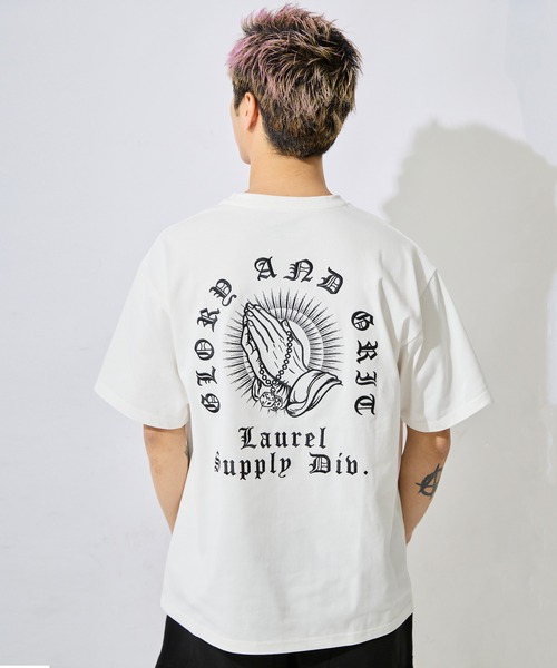 ムラサキスポーツ(ムラサキスポーツ)の「DEAR LAUREL/ディアローレル 半袖 Tシャツ DL26S-2104(Tシャツ/カットソー・メンズ・ホワイト/ブラック/チャコールグレー・M/L)」の9枚目の写真