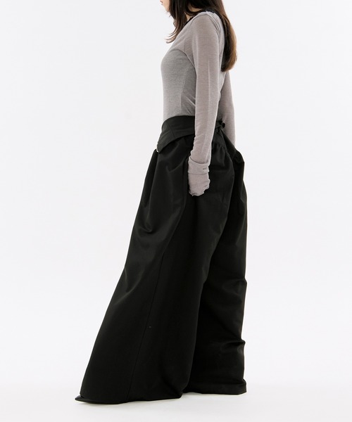 Ezick（エジック）の「flower lace trim sheer tee レーストリムシルキータッチロンT（Tシャツ/カットソー・レディース・グレー/オフホワイト・FREE）」の6枚目の写真