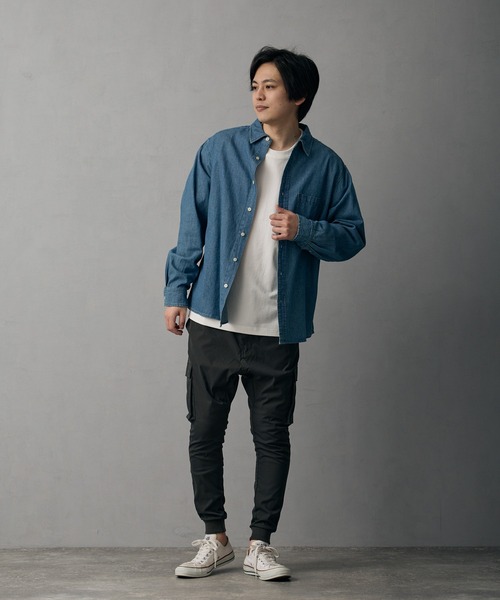 improves(インプローブス)の「6oz デニムシャツ(シャツ/ブラウス・メンズ・ブルー/ライトブルー/ネイビー・X-LARGE/LARGE/MEDIUM/SMALL)」の11枚目の写真