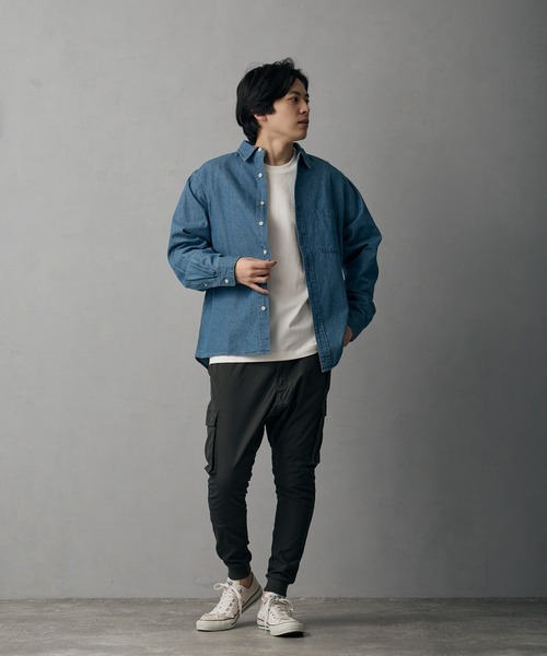 improves(インプローブス)の「6oz デニムシャツ(シャツ/ブラウス・メンズ・ブルー/ライトブルー/ネイビー・X-LARGE/LARGE/MEDIUM/SMALL)」の13枚目の写真
