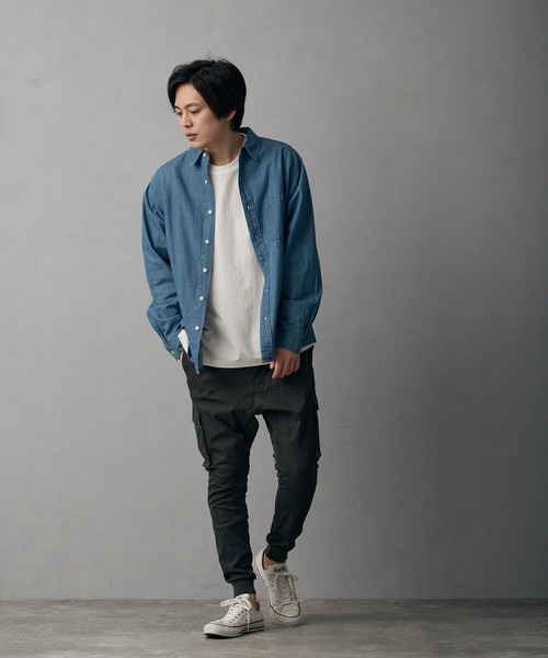 improves(インプローブス)の「6oz デニムシャツ(シャツ/ブラウス・メンズ・ブルー/ライトブルー/ネイビー・X-LARGE/LARGE/MEDIUM/SMALL)」の16枚目の写真