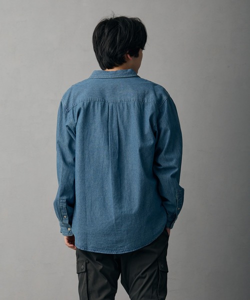 improves(インプローブス)の「6oz デニムシャツ(シャツ/ブラウス・メンズ・ブルー/ライトブルー/ネイビー・X-LARGE/LARGE/MEDIUM/SMALL)」の5枚目の写真