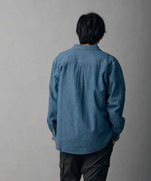 improves(インプローブス)の「6oz デニムシャツ(シャツ/ブラウス・メンズ・ブルー/ライトブルー/ネイビー・X-LARGE/LARGE/MEDIUM/SMALL)」の6枚目の写真