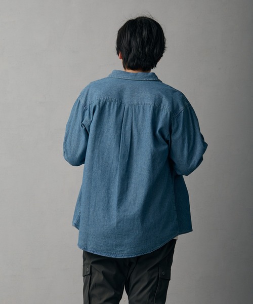 improves(インプローブス)の「6oz デニムシャツ(シャツ/ブラウス・メンズ・ブルー/ライトブルー/ネイビー・X-LARGE/LARGE/MEDIUM/SMALL)」の7枚目の写真
