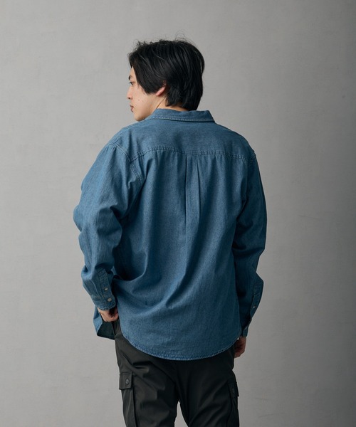 improves(インプローブス)の「6oz デニムシャツ(シャツ/ブラウス・メンズ・ブルー/ライトブルー/ネイビー・X-LARGE/LARGE/MEDIUM/SMALL)」の8枚目の写真