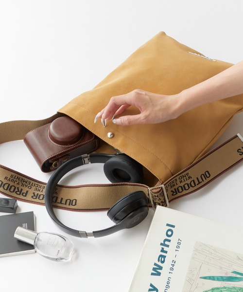 OUTDOOR PRODUCTS（アウトドアプロダクツ）の「OUTDOOR PRODUCTS/アウトドアプロダクツ Jaquard Tape Tote ジャガードデザイン トートバッグ 2026年春夏（トートバッグ・レディース・ブラック/グレー/アイボリー/キャメル・FREE）」の12枚目の写真