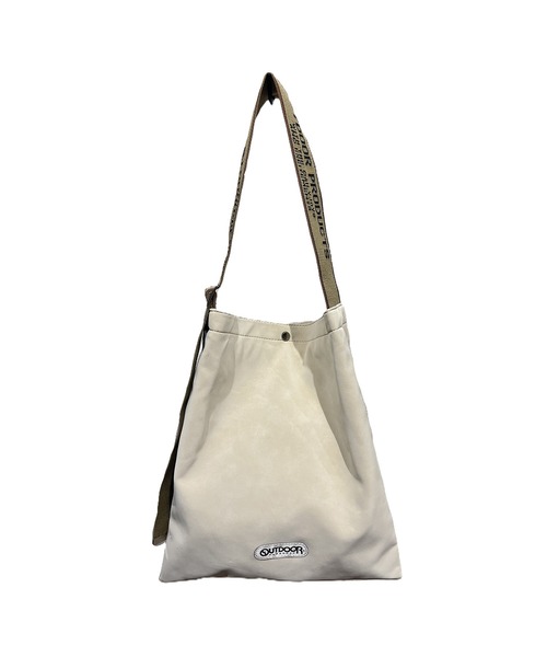 OUTDOOR PRODUCTS（アウトドアプロダクツ）の「OUTDOOR PRODUCTS/アウトドアプロダクツ Jaquard Tape Tote ジャガードデザイン トートバッグ 2026年春夏（トートバッグ・レディース・ブラック/グレー/アイボリー/キャメル・FREE）」の5枚目の写真