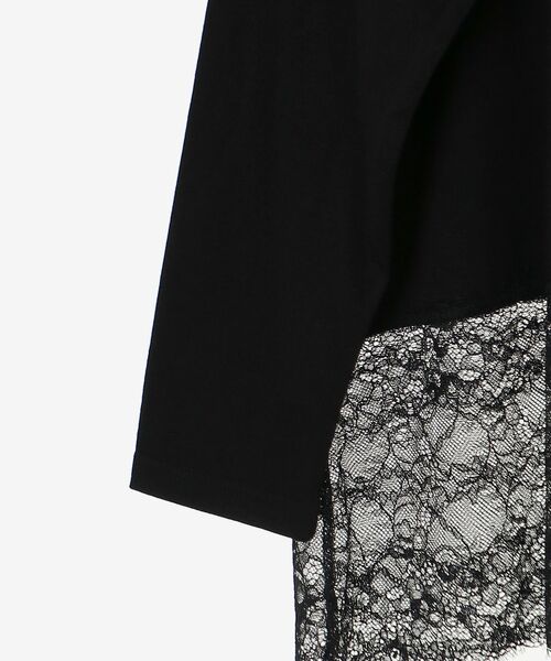 le.coeur blanc（ルクールブラン）の「裾レースコンビカットソー（Tシャツ/カットソー・レディース・ブラック・38）」の20枚目の写真