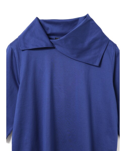 mizuiroind（ミズイロインド）の「mizuiro ind アシンメトリーカラープルオーバー（Tシャツ/カットソー・レディース・ブルー/オフホワイト/ブラック/グリーン/ネイビー・FREE）」の14枚目の写真