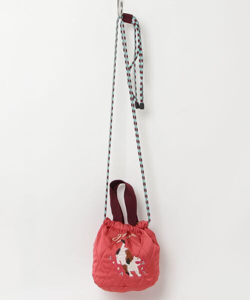 HOUSTON(ヒューストン)の「HOUSTON / SATIN EFFECT BAG(MARMALADE/CAT)HS6023W HS6025W(ショルダーバッグ・レディース・ラベンダー/ネイビー/イエロー/チャコールグレー/レッド/ピンク・ONESIZE)」の6枚目の写真