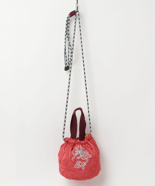 HOUSTON(ヒューストン)の「HOUSTON / SATIN EFFECT BAG(MARMALADE/CAT)HS6023W HS6025W(ショルダーバッグ・レディース・ラベンダー/ネイビー/イエロー/チャコールグレー/レッド/ピンク・ONESIZE)」の7枚目の写真