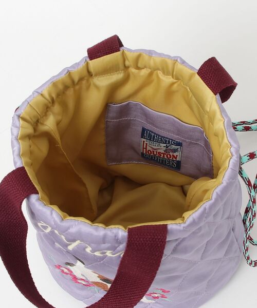 HOUSTON(ヒューストン)の「HOUSTON / SATIN EFFECT BAG(MARMALADE/CAT)HS6023W HS6025W(ショルダーバッグ・レディース・ラベンダー/ネイビー/イエロー/チャコールグレー/レッド/ピンク・ONESIZE)」の11枚目の写真
