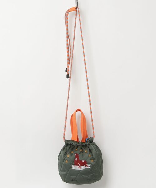 HOUSTON(ヒューストン)の「HOUSTON / SATIN EFFECT BAG(MARMALADE/CAT)HS6023W HS6025W(ショルダーバッグ・レディース・ラベンダー/ネイビー/イエロー/チャコールグレー/レッド/ピンク・ONESIZE)」の12枚目の写真
