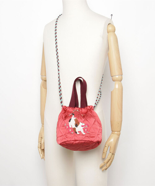 HOUSTON(ヒューストン)の「HOUSTON / SATIN EFFECT BAG(MARMALADE/CAT)HS6023W HS6025W(ショルダーバッグ・レディース・ラベンダー/ネイビー/イエロー/チャコールグレー/レッド/ピンク・ONESIZE)」の20枚目の写真