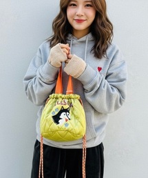 HOUSTON / SATIN EFFECT BAG(MARMALADE/CAT)HS6023W HS6025W