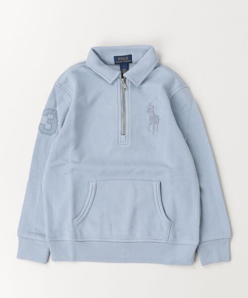 POLO RALPH LAUREN CHILDRENSWEAR（ポロ ラルフ ローレン チルドレンズウェア）の「Big Pony フレンチ テリー スウェットシャツ（スウェット・キッズ・ブルー・3/4/6/7）」の3枚目の写真