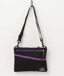 GREGORY（グレゴリー）の「クラシックサコッシュM CLASSIC SACOCHE M ブラックXパープル（ショルダーバッグ）」