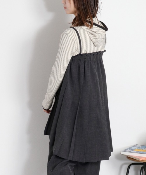 cepo(セポ)の「配色ヘンリーネックパーカープルオーバー(パーカー・レディース・グレー/ブラック/ホワイト系その他・M)」の16枚目の写真