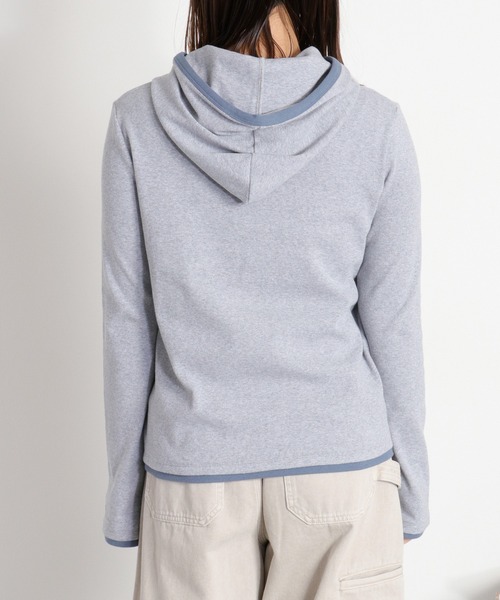 cepo(セポ)の「配色ヘンリーネックパーカープルオーバー(パーカー・レディース・グレー/ブラック/ホワイト系その他・M)」の19枚目の写真