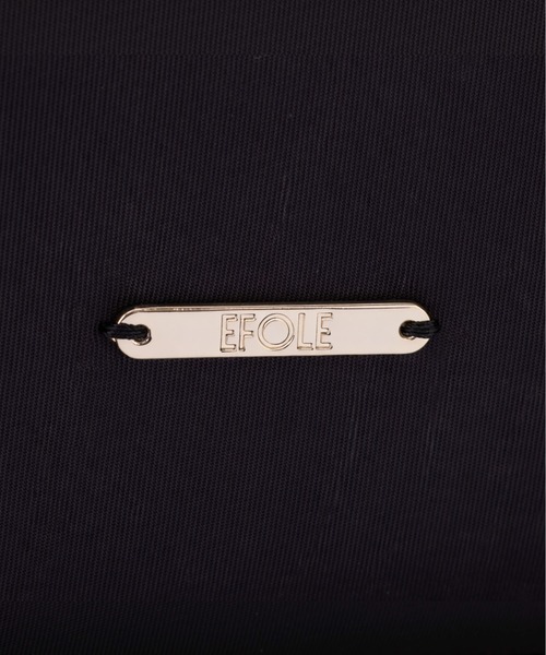 EFOLE（エフォル）の「【ZOZO限定】Nylon conbi onehandlebag/ﾅｲﾛﾝｺﾝﾋﾞﾜﾝﾊﾝﾄﾞﾙﾊﾞｯｸﾞ（トートバッグ・レディース・ブラック/ベージュ・FREE）」の7枚目の写真