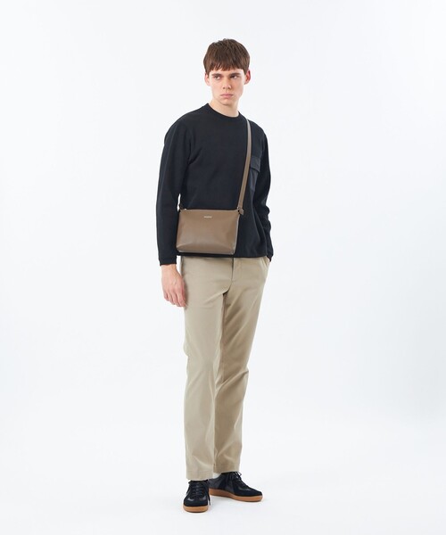 MACKINTOSH PHILOSOPHY（ﾏｯｷﾝﾄｯｼｭ ﾌｨﾛｿﾌｨｰ）の「リブダンボールニット スピンドルロンT（Tシャツ/カットソー・メンズ・ダークネイビー/グレー系その他2・38/40）」の11枚目の写真