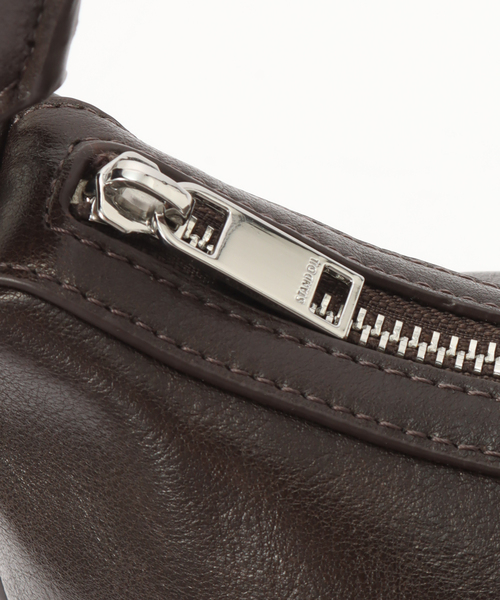 STANDOIL（スタンドオイル）の「【WEB＋一部店舗限定】STAND OIL /スタンドオイル Mushy Bag（ショルダーバッグ・レディース・ブラウン/キャメル/ボルドー/ブラック・FREE）」の12枚目の写真