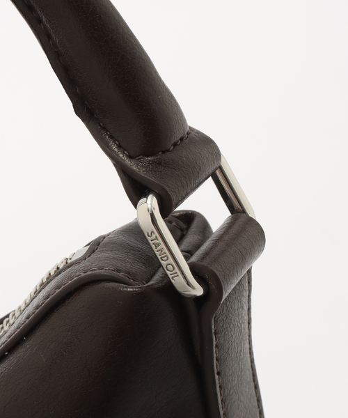 STANDOIL（スタンドオイル）の「【WEB＋一部店舗限定】STAND OIL /スタンドオイル Mushy Bag（ショルダーバッグ・レディース・ブラウン/キャメル/ボルドー/ブラック・FREE）」の15枚目の写真