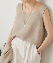 リネンインレイタンクトップ