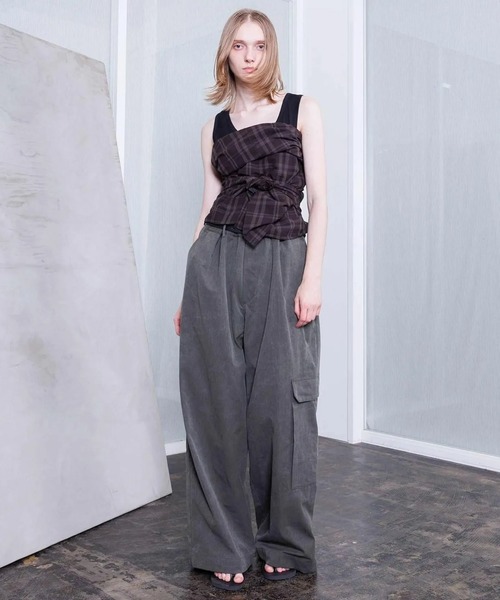 VOAAOV（ヴォアーブ）の「【VOAAOV】PAJAMA CARGO PANTS（カーゴパンツ・メンズ・ネイビー/オリーブ/ブラック・1/0）」の3枚目の写真