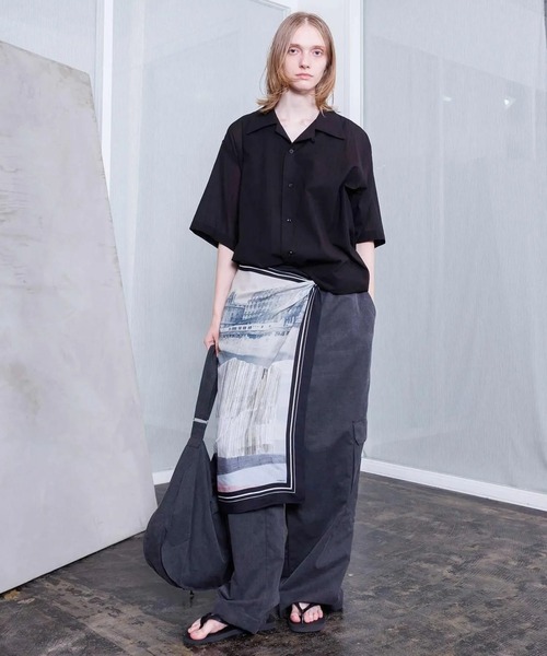 VOAAOV（ヴォアーブ）の「【VOAAOV】PAJAMA CARGO PANTS（カーゴパンツ・メンズ・ネイビー/オリーブ/ブラック・1/0）」の2枚目の写真