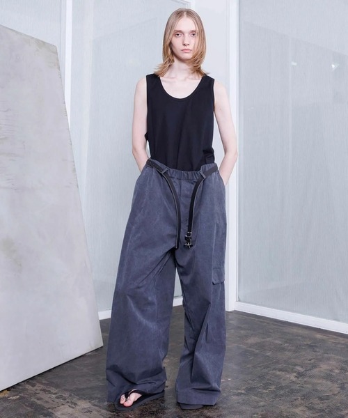 VOAAOV（ヴォアーブ）の「【VOAAOV】PAJAMA CARGO PANTS（カーゴパンツ・メンズ・ネイビー/オリーブ/ブラック・1/0）」の16枚目の写真