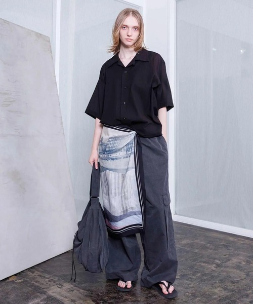 VOAAOV（ヴォアーブ）の「【VOAAOV】PAJAMA CARGO PANTS（カーゴパンツ・メンズ・ネイビー/オリーブ/ブラック・1/0）」の8枚目の写真