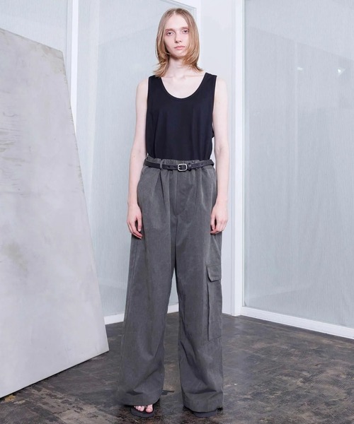 VOAAOV（ヴォアーブ）の「【VOAAOV】PAJAMA CARGO PANTS（カーゴパンツ・メンズ・ネイビー/オリーブ/ブラック・1/0）」の12枚目の写真