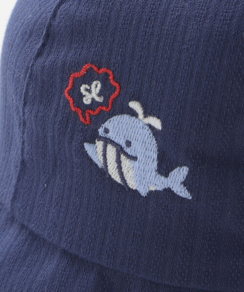 SLAP SLIP BABY(スラップスリップベビー)の「アニマルクマクジラ恐竜日よけ付きハットベビー(46~48cm)(その他ベビー用品・キッズ・グリーン/ベージュ/ネイビー・46cm/48cm)」の19枚目の写真