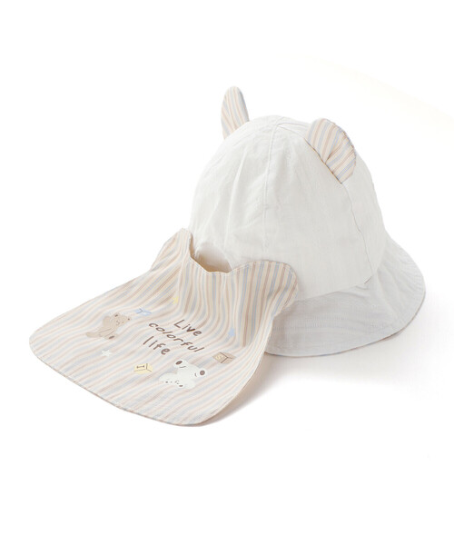 SLAP SLIP BABY(スラップスリップベビー)の「アニマルクマクジラ恐竜日よけ付きハットベビー(46~48cm)(その他ベビー用品・キッズ・グリーン/ベージュ/ネイビー・46cm/48cm)」の21枚目の写真