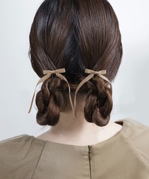 ANEMONE | ミニリボンUピン[2本セット](その他ヘアアクセサリー)