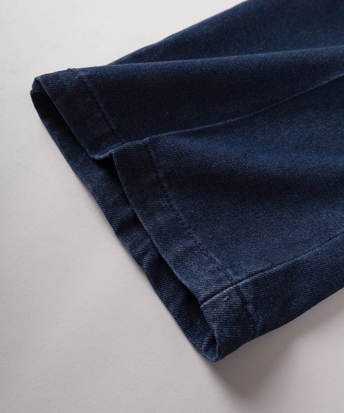 THRASHER(スラッシャー)の「【78】【THRASHER/スラッシャー】ワンポイント刺繍 デニム カツラギ ダブルニー イージーパンツ ピスネーム付き(デニムパンツ・メンズ・ブラック/ワンウォッシュ/グレー/ブルー/オフホワイト/ベージュ・XL/L/M/S)」の13枚目の写真