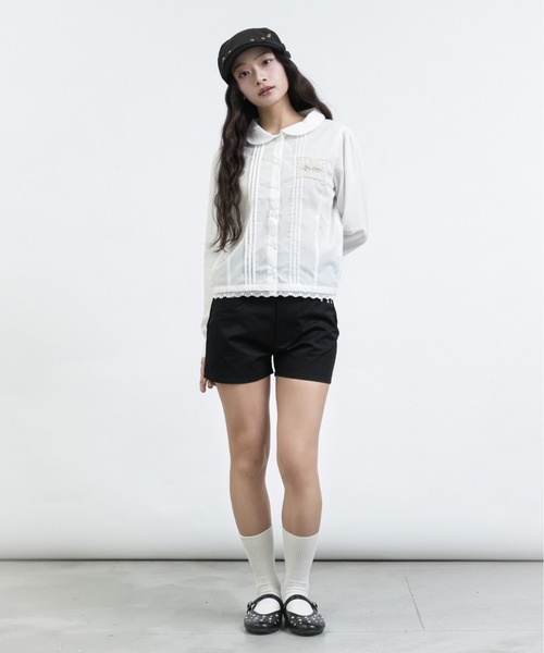 FCMM(エフシーエムエム)の「【日本限定】TAG BLOUSE LONG SLEEVES / ロングスリーブタグブラウス(シャツ/ブラウス・レディース・オフホワイト/ネイビー/ライトブルー・SMALL/MEDIUM)」の20枚目の写真