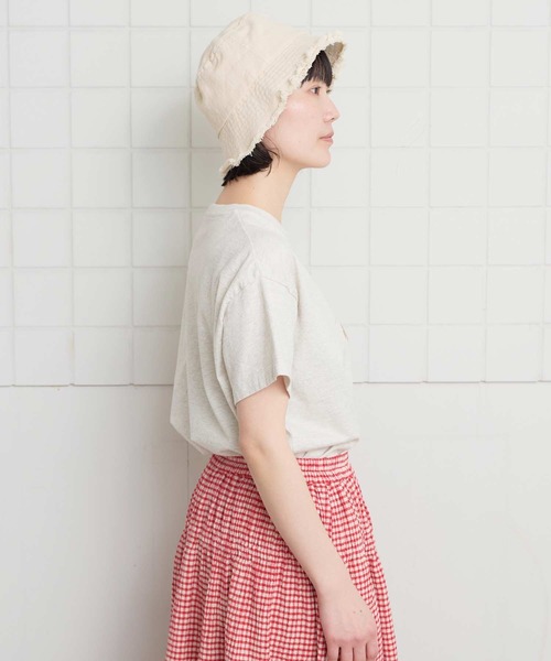l'atelier du savon（アトリエドサボン）の「_海の生き物　ｸﾚﾖﾝﾌﾟﾘﾝﾄTｼｬﾂ（Tシャツ/カットソー・レディース・アイボリー/ホワイト・FREE）」の12枚目の写真
