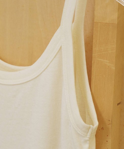 TODAYFUL（トゥデイフル）の「TODAYFUL　Soft Fraice Camisole ソフトフライスキャミソール/12610630（キャミソール・レディース・スミクロ/グレー/アイボリー・ONE SIZE）」の15枚目の写真