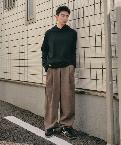 XERO（ゼロ）の「ワッフルディープワンタックジョガースウェットパンツ[ヴィンテージブラウン]（スウェットパンツ・メンズ・その他・MEDIUM/LARGE）」の3枚目の写真
