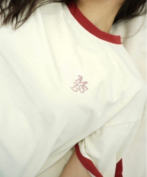 My sugar Babe(マイシュガーベイブ)の「numbering ringer tee(Tシャツ/カットソー・メンズ・ブルー系/ネイビー/アイボリー/ホワイト・X-LARGE/LARGE/MEDIUM)」の11枚目の写真