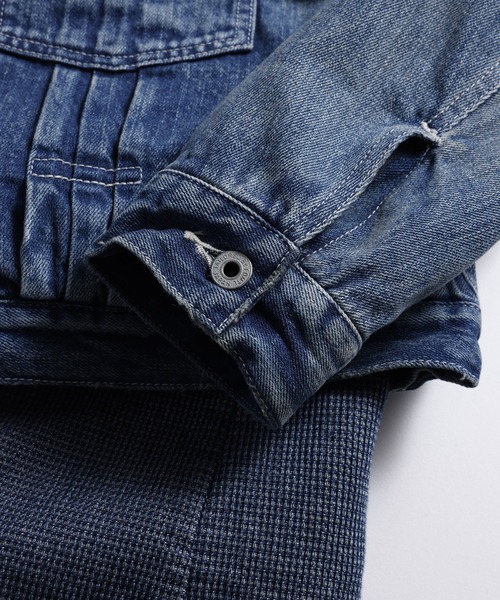 FDMTL（ファンダメンタル）の「FDMTL/ファンダメンタル/PLEATS LAPEL JACKET 3YR WASH（デニムジャケット・メンズ・インディゴブルー・4/3/2）」の6枚目の写真