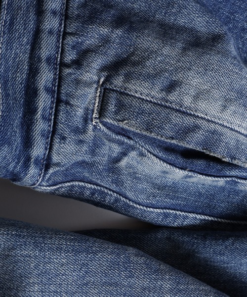 FDMTL（ファンダメンタル）の「FDMTL/ファンダメンタル/PLEATS LAPEL JACKET 3YR WASH（デニムジャケット・メンズ・インディゴブルー・4/3/2）」の7枚目の写真