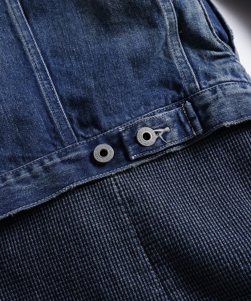FDMTL（ファンダメンタル）の「FDMTL/ファンダメンタル/PLEATS LAPEL JACKET 3YR WASH（デニムジャケット・メンズ・インディゴブルー・4/3/2）」の9枚目の写真