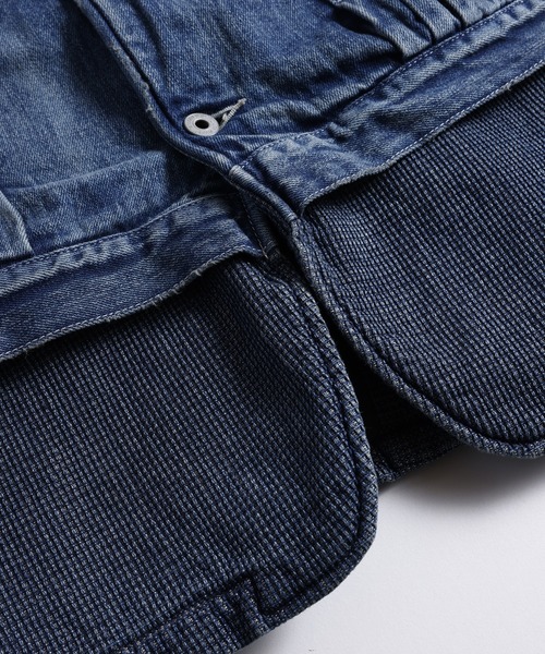 FDMTL（ファンダメンタル）の「FDMTL/ファンダメンタル/PLEATS LAPEL JACKET 3YR WASH（デニムジャケット・メンズ・インディゴブルー・4/3/2）」の10枚目の写真